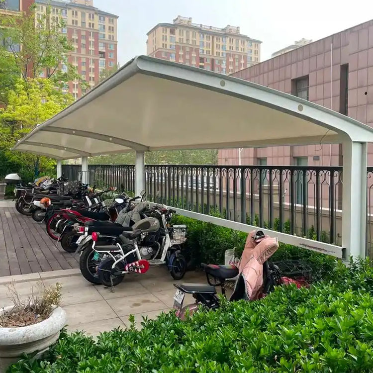 元阳县膜结构电动车棚